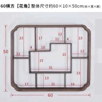 挂壁式多宝阁鸡翅木博古架多宝阁闪电客中式摆件架子茶壶架盆栽架 60横方