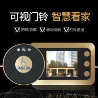 智能猫眼家用可视铃无线自动录像闪电客拍照监控夜视防盗高清视频