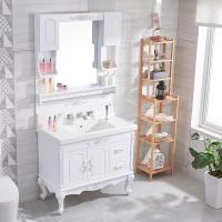 浴室柜组合现代简约落地式卫生间闪电客洗漱台洗面盆洗脸洗手台盆卫浴柜