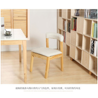 现代简约椅子靠背椅家用餐厅椅咖啡厅闪电客休闲椅北欧酒店宾馆木椅