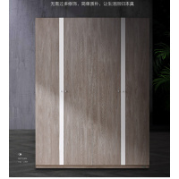 家居衣柜简约四五衣柜深橡木纹色闪电客卧室家具柜子106305C