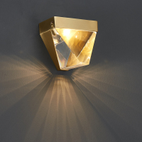 北欧壁灯客厅背景墙壁灯闪电客轻奢水晶装饰灯具卧室床头过道壁灯