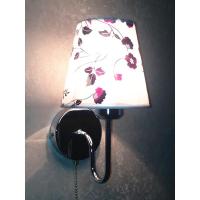 LED布艺壁灯卧室床头灯带拉线闪电客开关客厅书房阳台过道走廊墙壁灯