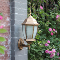 户外欧式壁灯室外庭院灯过道闪电客走廊灯仿古田园灯别墅客厅墙壁