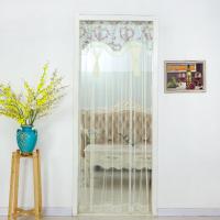 帘布艺夏季家用防蚊纱帘客厅隔断卧室闪电客简易装饰成品免打孔透气帘 花心[收藏送杆] 100*220