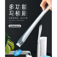 一次性马桶刷套装洗厕所刷子长柄无死角闪电客家用卫生间洗马桶清洁