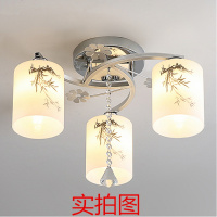 led圆形闪电客主卧室灯家用房间客厅水晶灯吸顶灯具吊灯套餐家装亮灯饰
