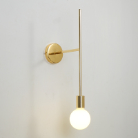 北欧极简线条床头壁灯LED过道闪电客卧室壁灯北欧极简艺术线性轻奢壁灯