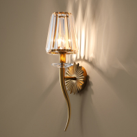 酒店大堂走廊灯轻奢水晶壁灯闪电客卧室床头过道灯背景墙灯会所壁灯