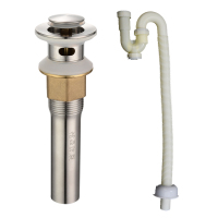 洗手盆洗手盘翻版下水器铜弹跳闪电客洗脸盆面盆下水管软管排水器 有孔弹跳+软管