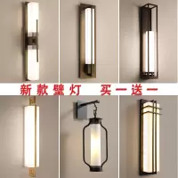 新中式壁灯客厅灯具过道走廊电视闪电客背景墙卧室床头现代简约工程壁灯