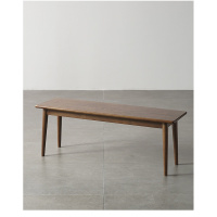 长凳北欧餐桌凳子黑胡桃闪电客木色家具现代简约家用长条凳