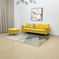 北欧布艺沙发小户型简约现代单双闪电客三人公寓店铺客厅整装可拆洗