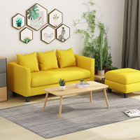 北欧沙发小户型客厅双人三人服装闪电客店简易卧室小沙发布艺出租房