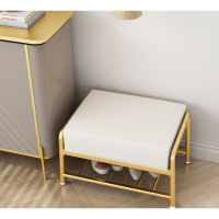 北欧换鞋凳家用口服装店试鞋凳子闪电客卧室轻奢床尾布艺长条小沙发凳