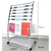 杂志架落地多款报刊架宣传画册书报架闪电客资料架展架报纸收纳架子