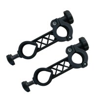 闪电客尼龙铝合配件拉饵盘万向多功能夹具炮台架鱼护架伞架灯架 金阁原装-伞架(2个)