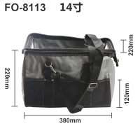 电工维修工具包闪电客多功能帆布大号加厚耐磨特大号水电工具袋 8113(14寸)工具包