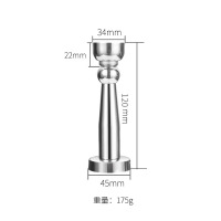 不锈钢闪电客加长款磁力吸磁吸防盗碰顶25303550cm防撞挡 12cm 拉丝不锈钢