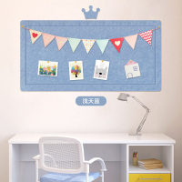 软木板闪电客展示墙贴软板布置留言板自粘板照片背景墙学校公告栏毛毡板 黑色