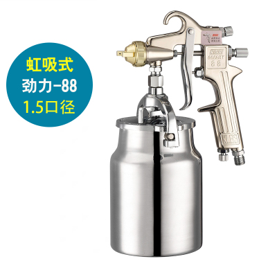 88喷漆闪电客W71小型气动高雾化家具木器涂料补漆喷油漆壶101 原装88下壶1.5口径