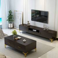 北欧电视柜闪电客茶几组合现代简约小户型电视机柜轻奢客厅卧室地柜