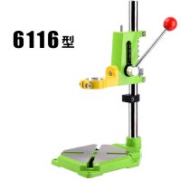 家用台式闪电客手电钻手钻小型支架微型佛珠台钻多功能改装固定工具架子 360度旋转支架[6116][精磨底座]