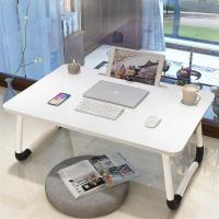 工匠时光床上小桌子可折叠书桌电脑桌加大卧室坐地桌台学生学习桌飘窗桌子