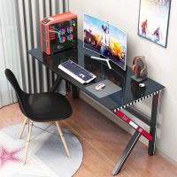 工匠时光电竞桌电脑台式桌家用书桌游戏桌子卧室简约办公桌钢化玻璃电脑桌