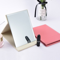 工匠时光折叠化妆镜台式随身加厚高清时尚简约镜子学生梳妆镜