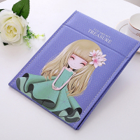 工匠时光[破损包赔镜子台式折叠化妆镜大号梳妆镜便携可爱纸镜随身小镜子