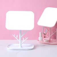 工匠时光买就送梳子 大号高清镜子化妆镜梳妆镜浴室全身小台式可折叠镜子