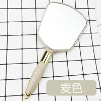 工匠时光高清手柄化妆镜手拿手持美容院化妆镜子 纹绣师美容镜子用品工具