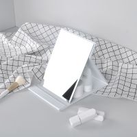 工匠时光ins北欧风桌面台式化妆镜 折叠高清学生宿舍寝室梳妆镜台面镜