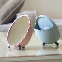 工匠时光宿舍镜子台式化妆镜桌面公主镜梳妆镜书桌化妆镜学生简约