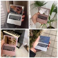 工匠时光mac镜子迷你随身镜子创意苹果笔记本电脑造型便携折叠小化妆镜