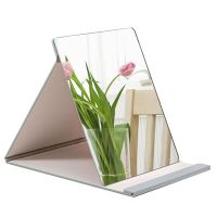 工匠时光ins女生宿舍梳妆网红小镜子化妆随身折叠镜可爱大号