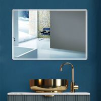 工匠时光防爆浴室镜子长方形壁挂镜卫生间穿衣镜欧式免打孔贴墙化妆镜