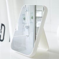 工匠时光镜子迷你小镜子台式镜化妆镜子女折叠镜送梳子可爱学生小镜子木镜