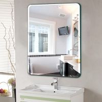 工匠时光防爆浴室镜子壁挂粘贴卫生间镜子免打孔贴墙洗手间镜子化妆镜挂墙