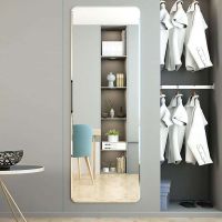 工匠时光镜子定制全身镜女穿衣镜粘贴壁挂家用试衣镜学生宿舍镜子贴墙
