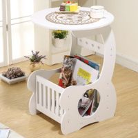 工匠时光迷你茶几咖啡桌欧式客厅小圆桌子休闲杂志桌简约圆形小桌