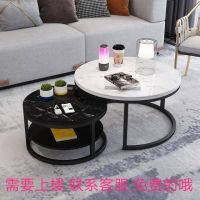 工匠时光茶几客厅简约现代创意家用小户型2020年新款玻璃圆形茶桌组合