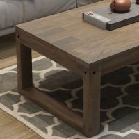 工匠时光简约现代茶几实木家用客厅小茶桌小户型飘窗日式坐地矮桌子榻榻米