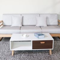 工匠时光简约现代经济型电视柜茶几北欧小户型客厅家具公寓宿舍茶几