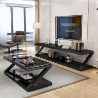 工匠时光电视柜茶几组合现代简约钢化玻璃小户型卧室北欧电视柜墙柜经济型