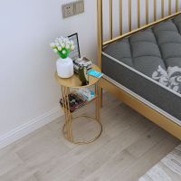 工匠时光现代简约卧室30cm迷你床头柜铁艺置物收纳储物柜创意网红边几