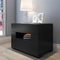 工匠时光北欧风家具床头柜子网红实木简约现代收纳柜卧室床头柜ins