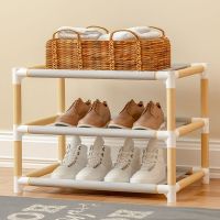 工匠时光鞋柜简易实木多层收纳柜多功能家用门口收纳整理用具简约现代