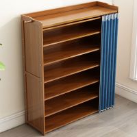 工匠时光鞋柜家用门口多层好看室内玄关大容量收纳实木实用防尘简易鞋架子